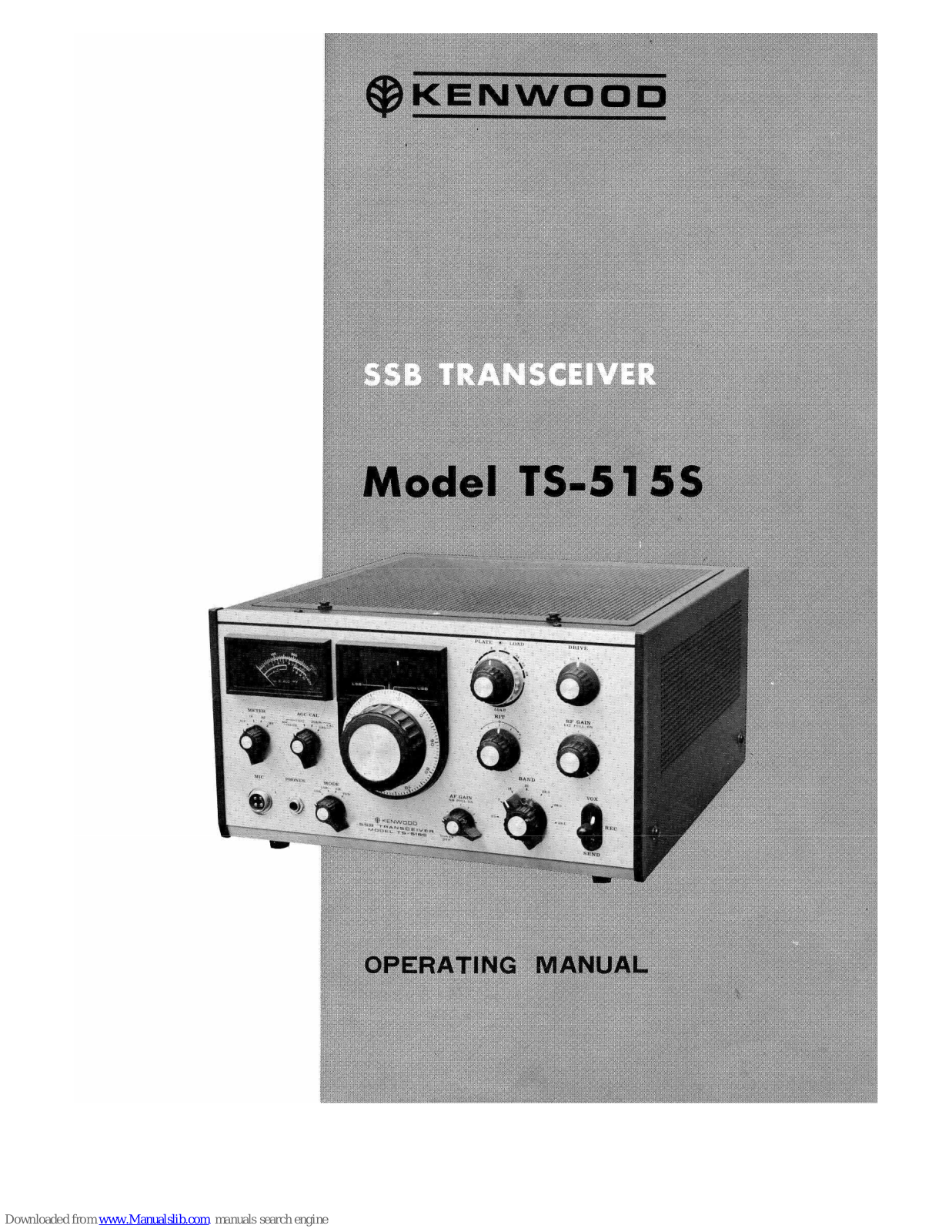 Kenwood TS-515S Operating Manual