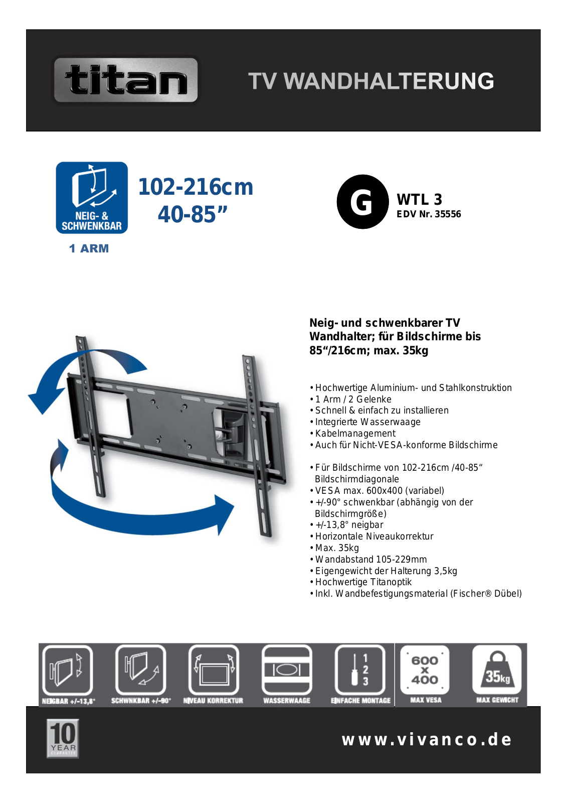 Vivanco WTL 3 User Manual