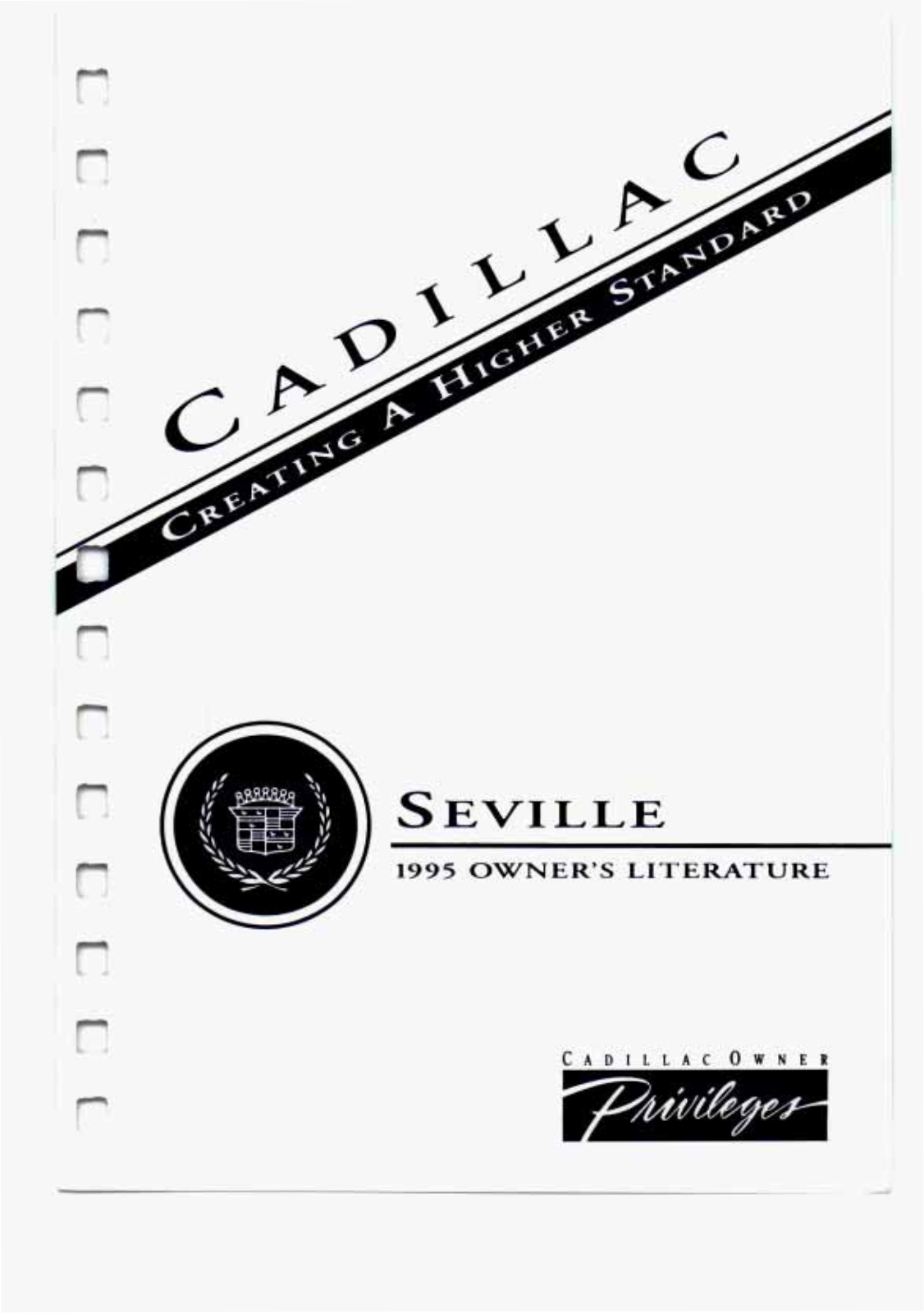 Cadillac Seville 1995 Owner's Manual