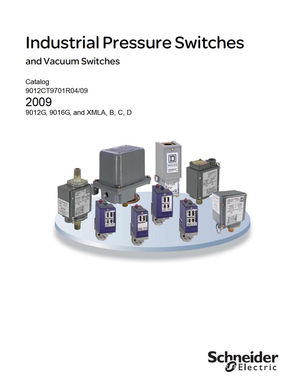 Square D Industrial Pressure Switches Catalog - ManualMachine.com