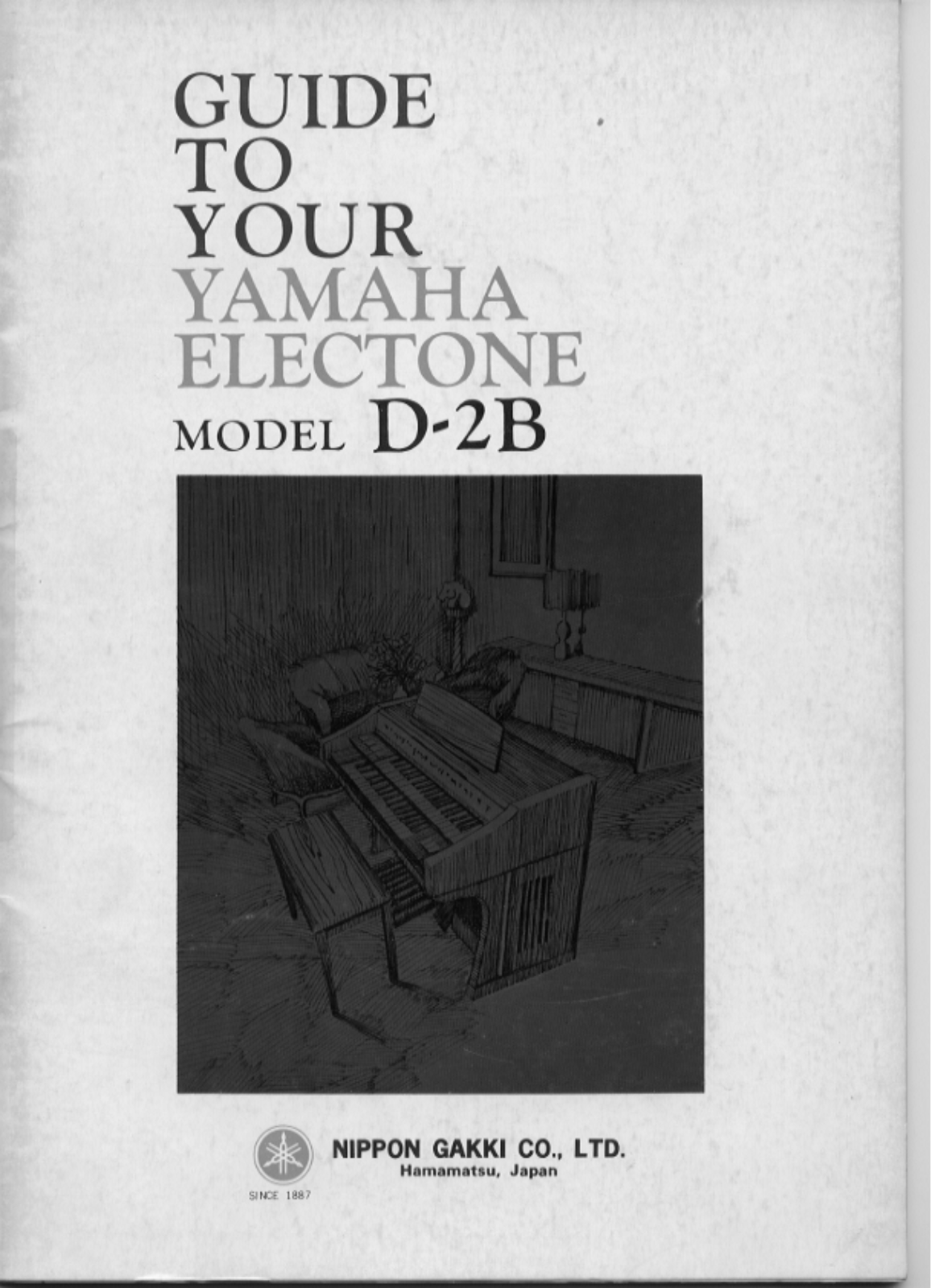 Yamaha D2BE User Manual