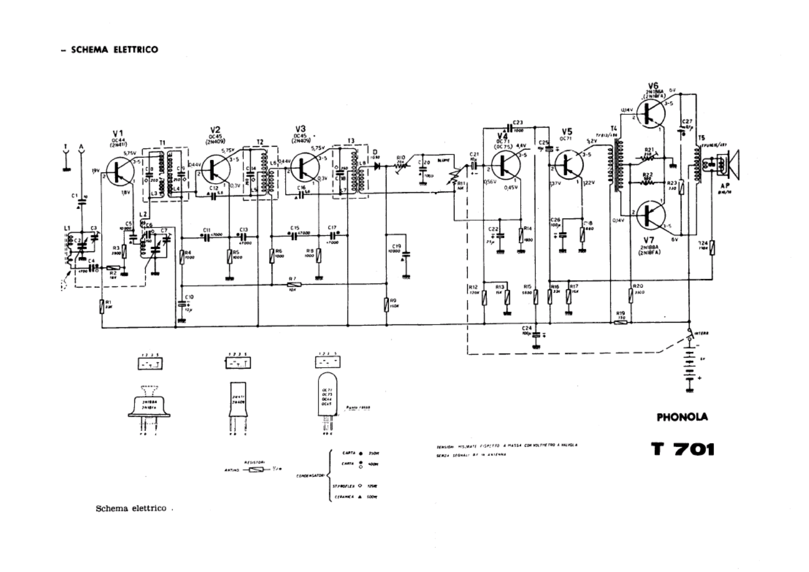 Phonola t701 schematic - ManualMachine.com