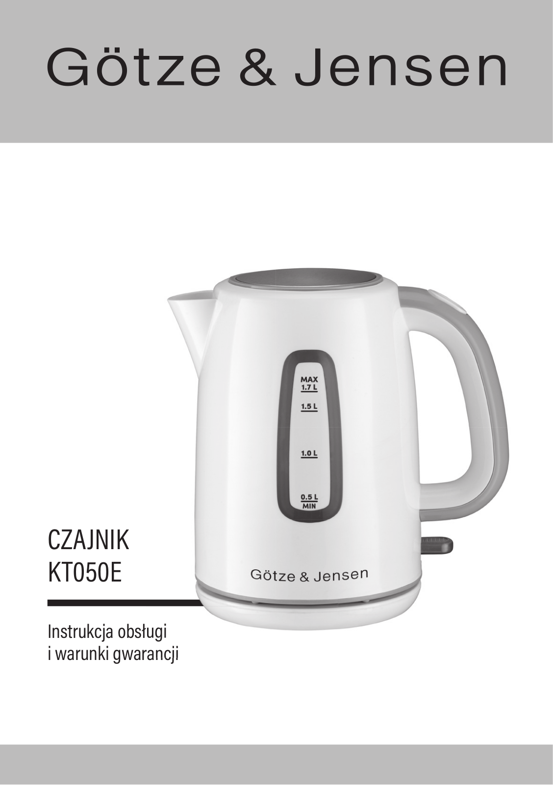 GOTZE & JENSEN KT050E User guide - ManualMachine.com