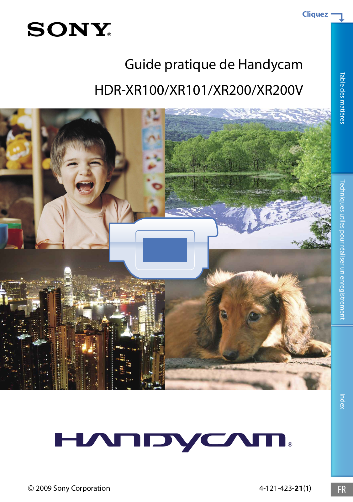 Sony HDR-XR101, HDR-XR200, HDR-XR200V Handbook