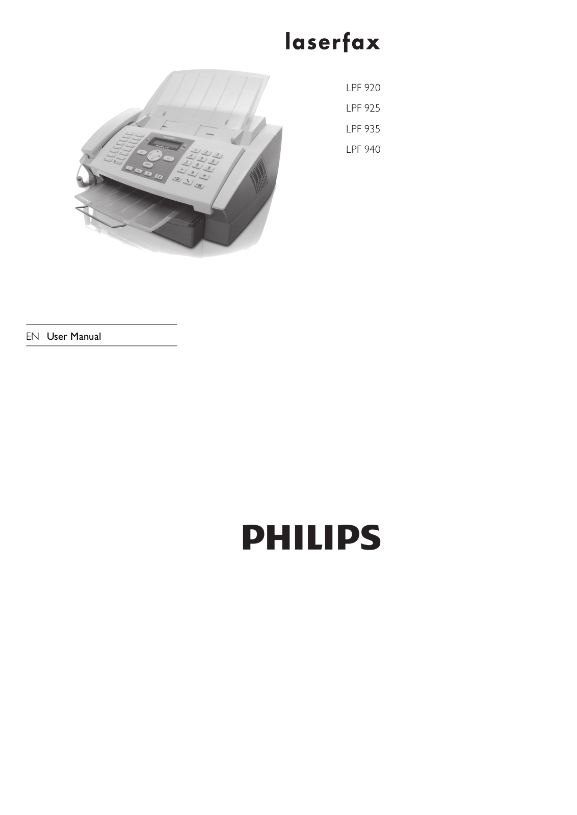 Philips LPF935/CNB User Manual