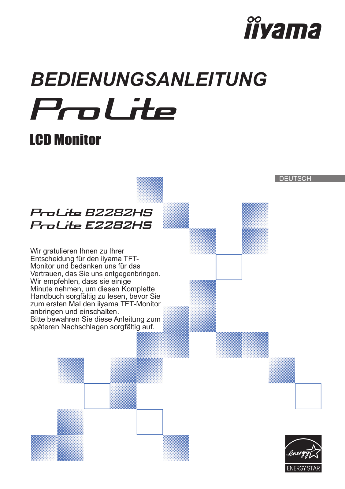 iiyama ProLite E2282HS-B5 User Manual