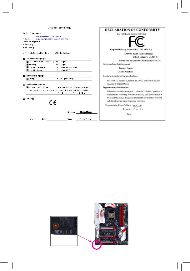 Gigabyte GA-Z170XP-SLI Manual