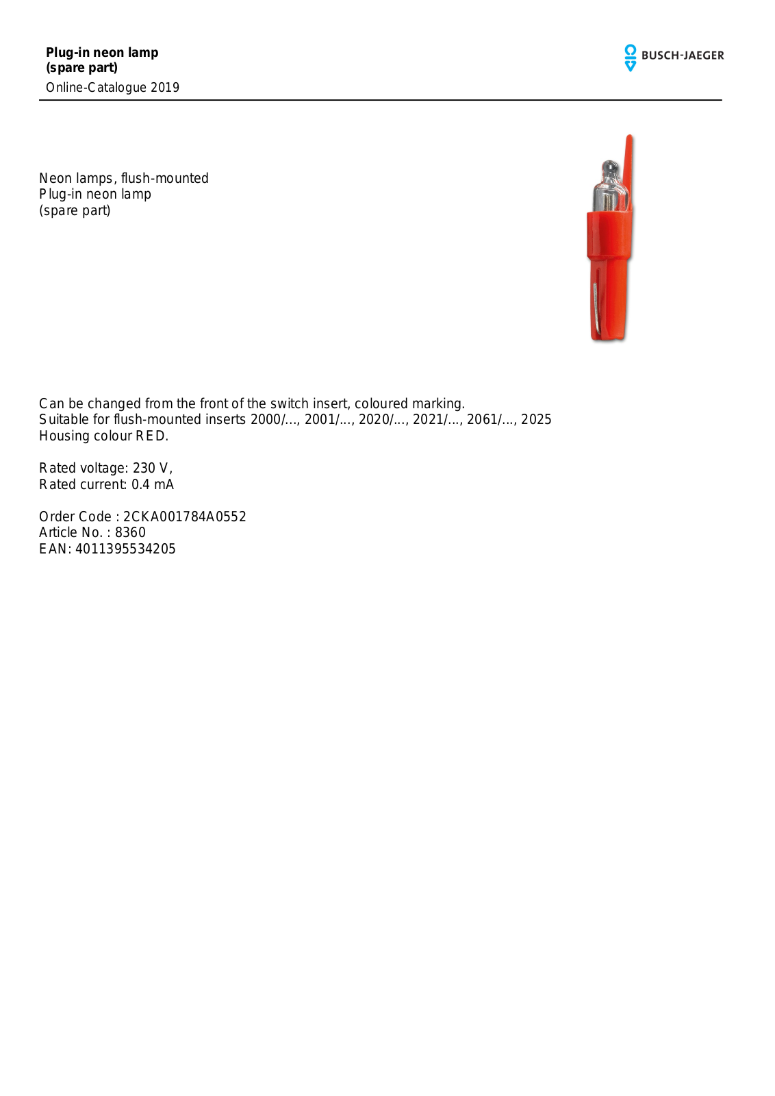 Busch-Jaeger 8360 User Manual - ManualMachine.com