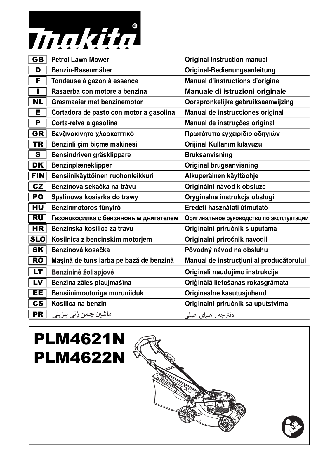 Makita PLM4621N, PLM4622N User manual