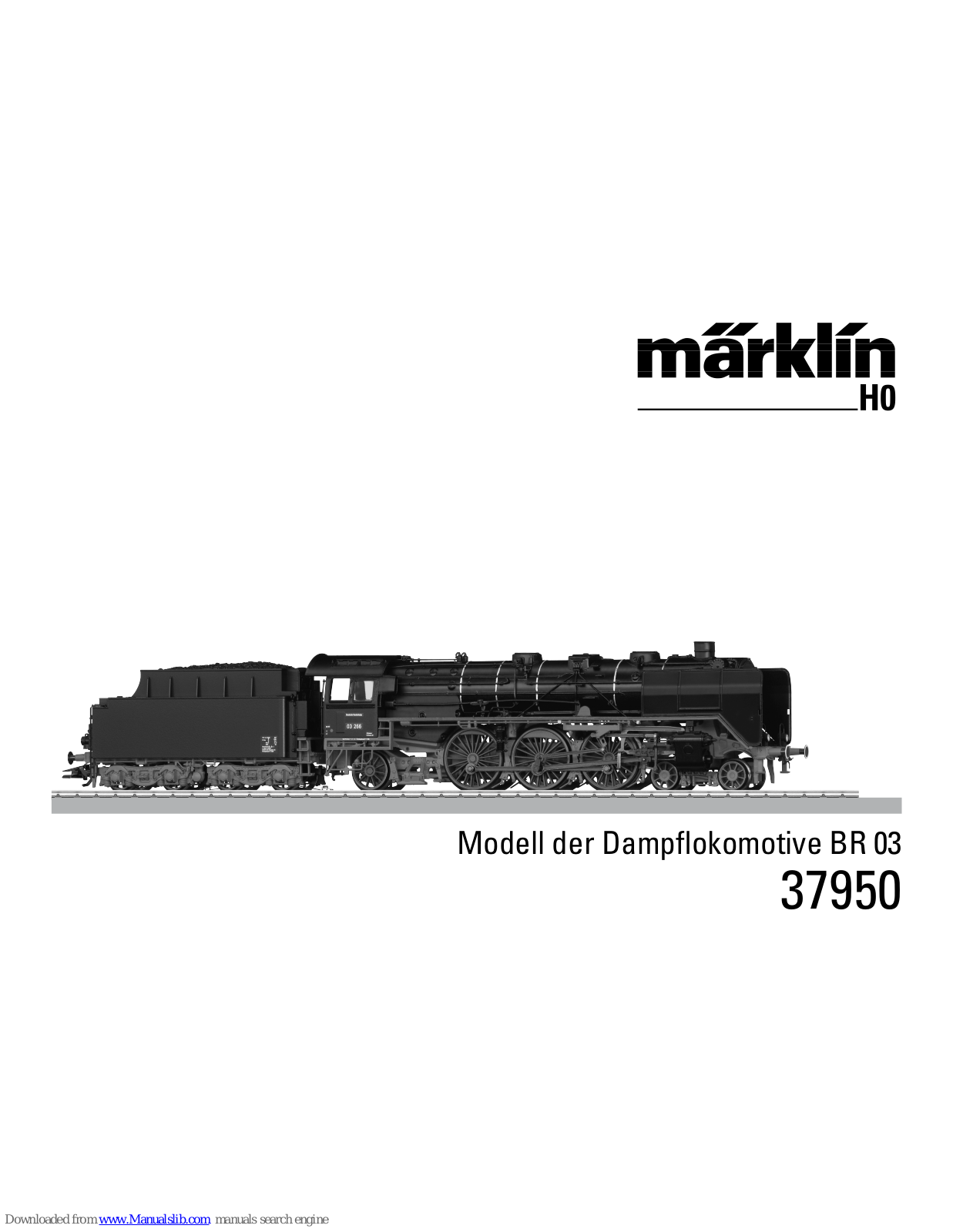 marklin 37950 Instruction Manual - ManualMachine.com