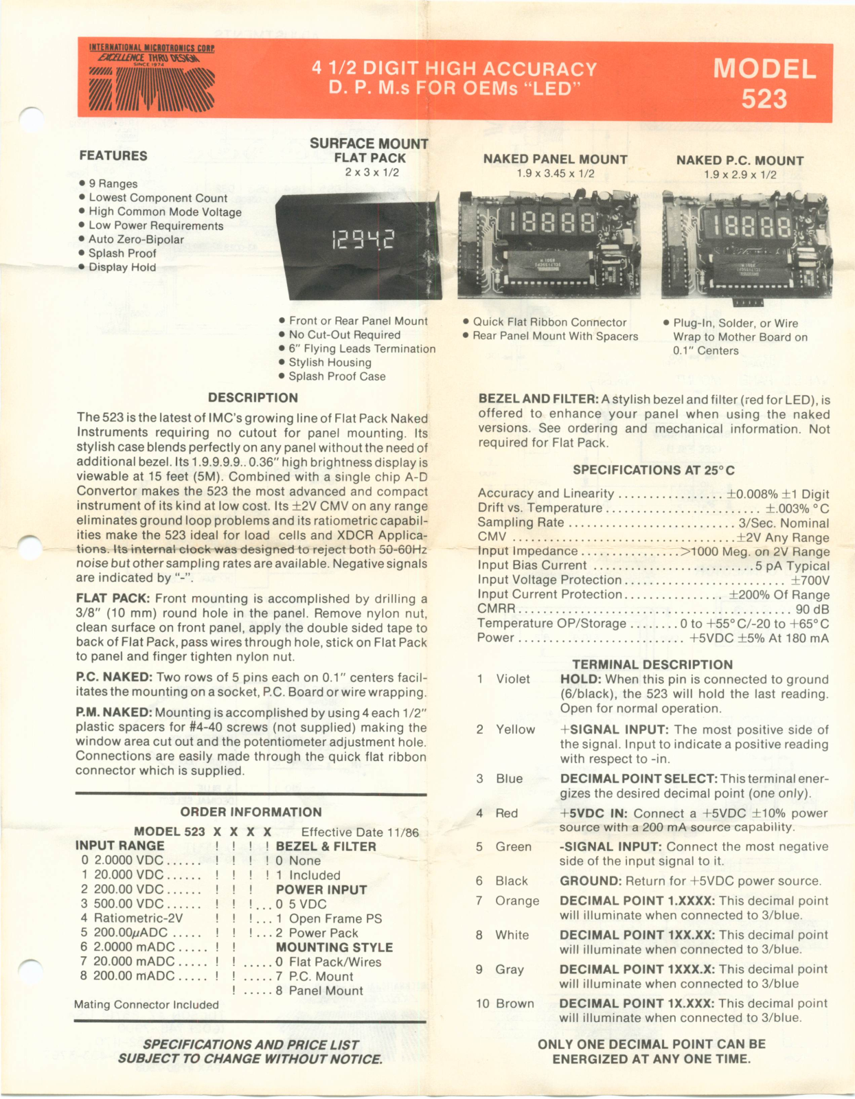 IMC 523 schematic