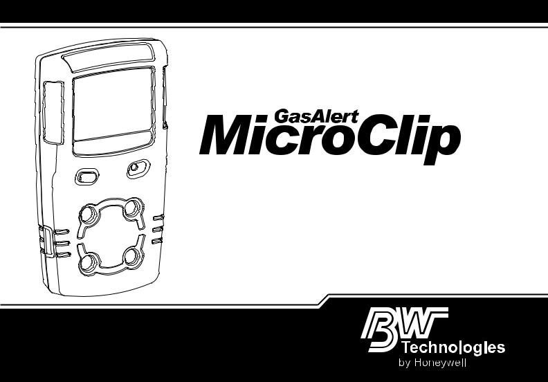 Honeywell BW MicroClip XL Operating Manual
