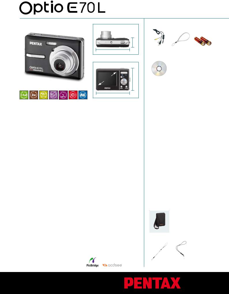 Pentax OPTIO E70L User Manual