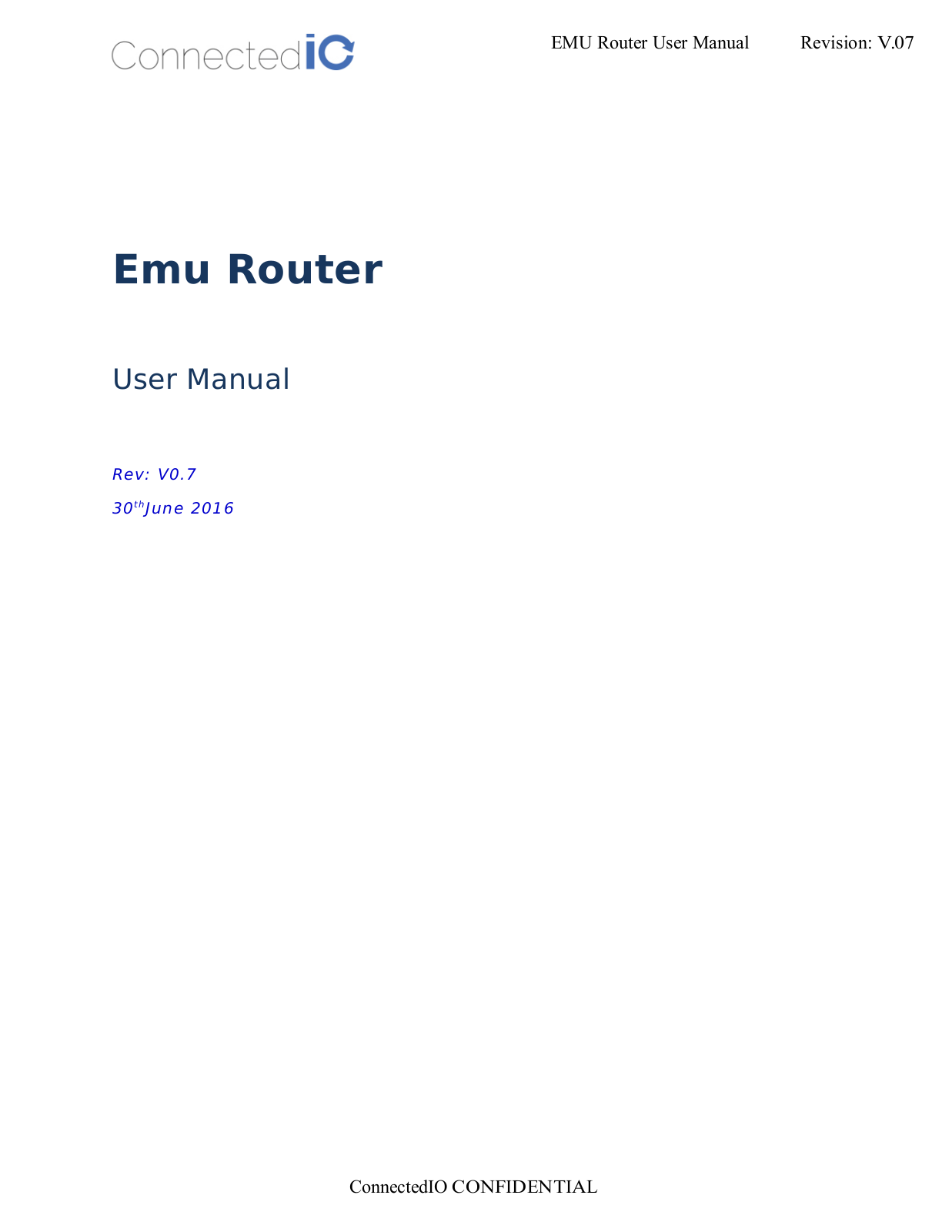 ConnectedIO ER1000-VZ, ER1000T-NA, ER1000T-EU User Manual - ManualMachine.com