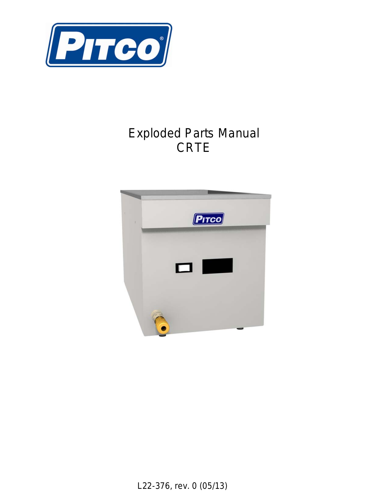 Pitco Frialator L22-376 User Manual