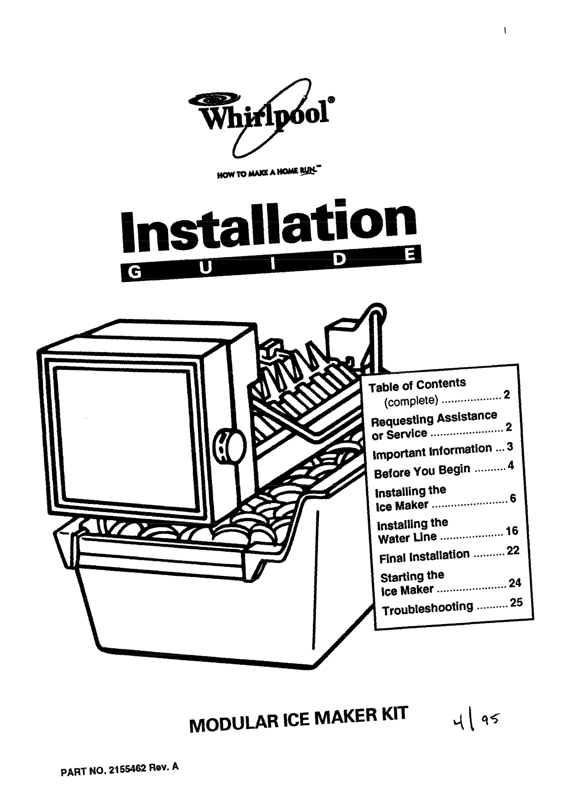 Whirlpool ECKMF94 installation guide - ManualMachine.com