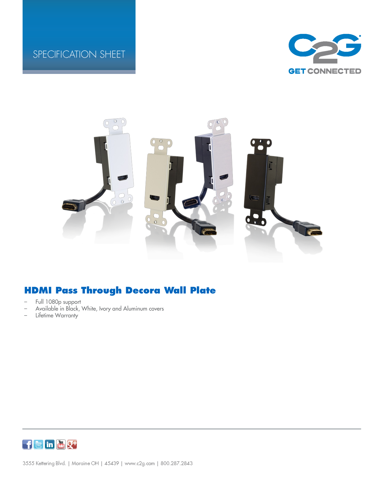 Cables To Go 41042 Specifications - ManualMachine.com