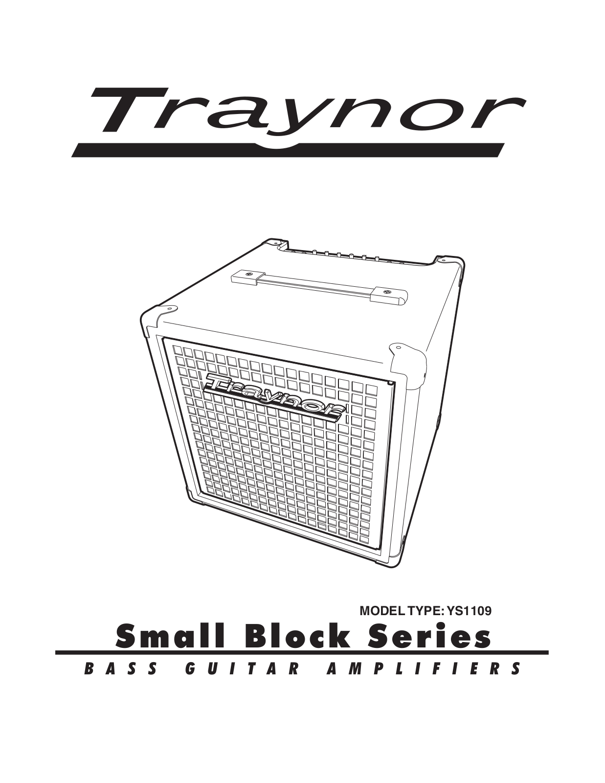 Traynor SB110, SB115 Users Manual