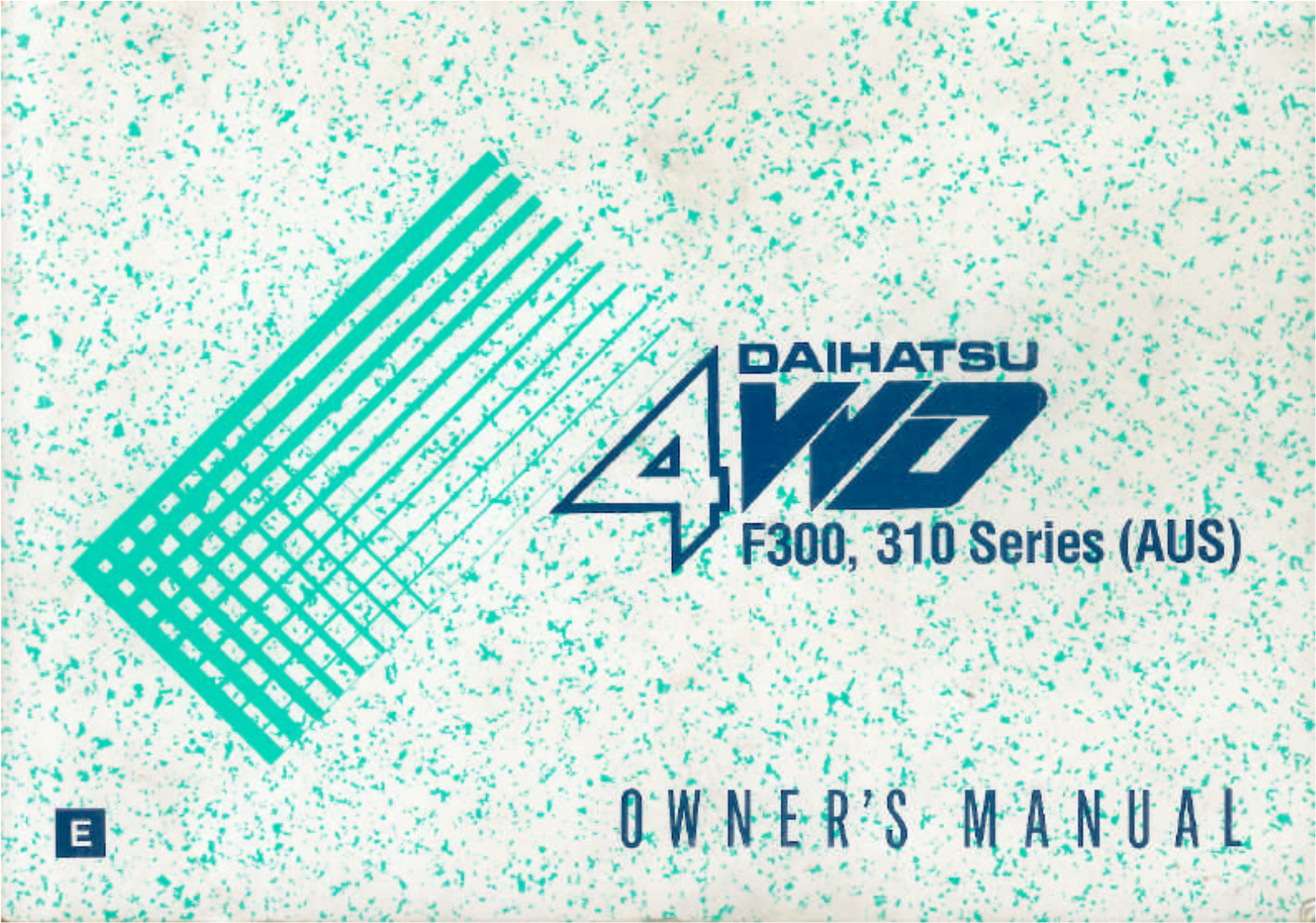 Daihatsu 4WD F300, 4WD F310 User Manual