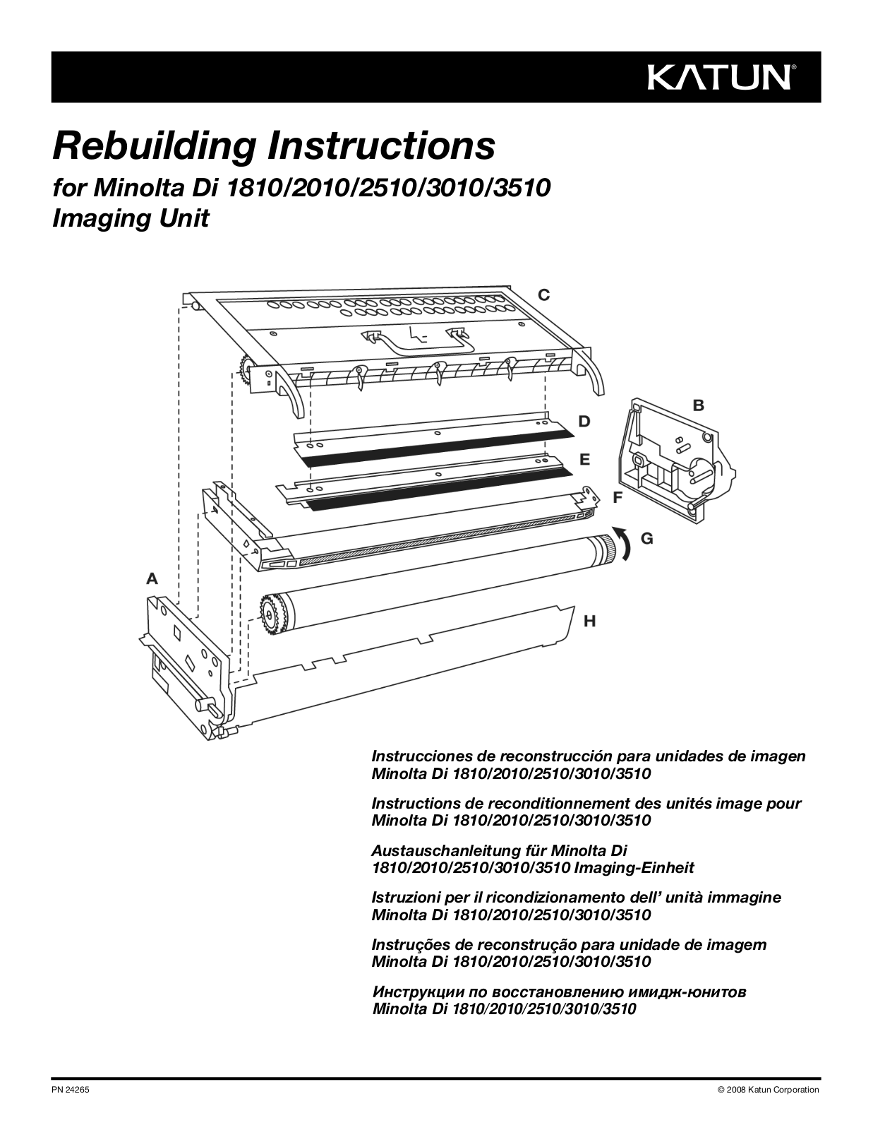 Katun Di 3510 User Manual