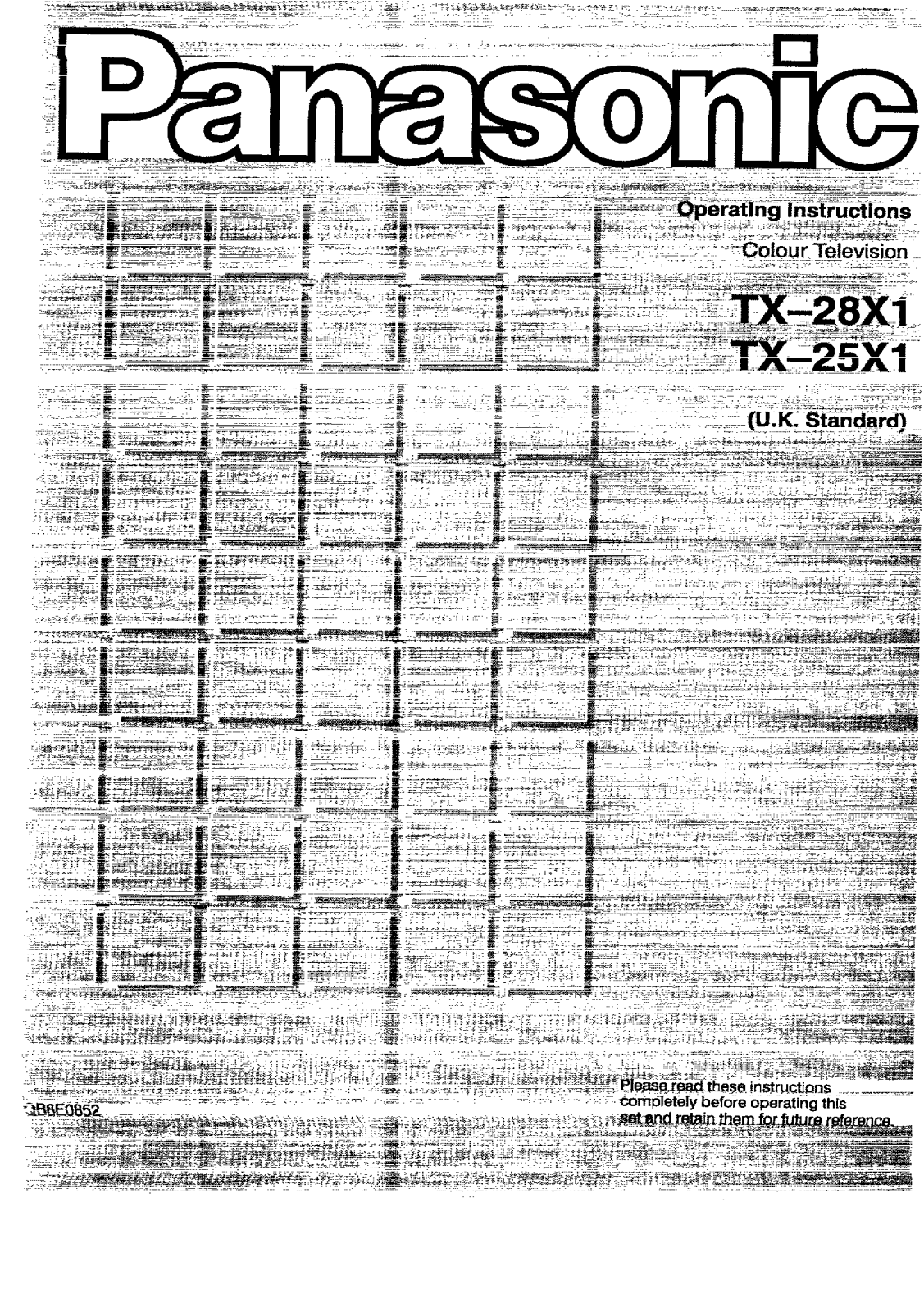 Panasonic TX-28X1 User Manual