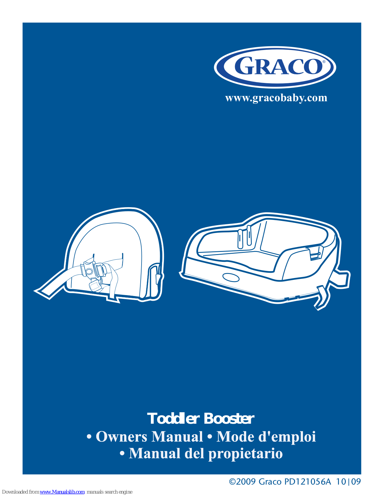 Graco Toddler Booster Owner's Manual