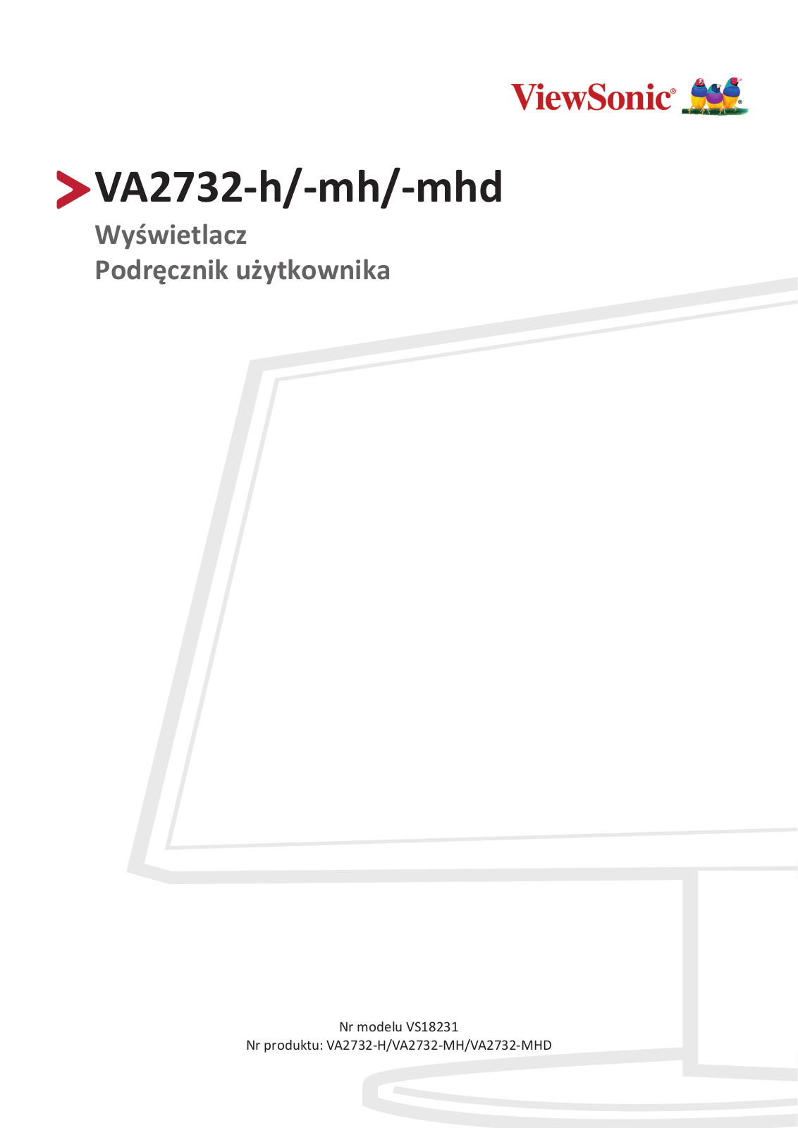 Viewsonic VA2732-MHD User Guide
