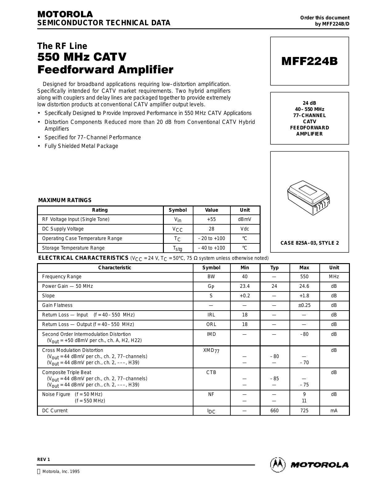 motorola mff224br Datasets - ManualMachine.com