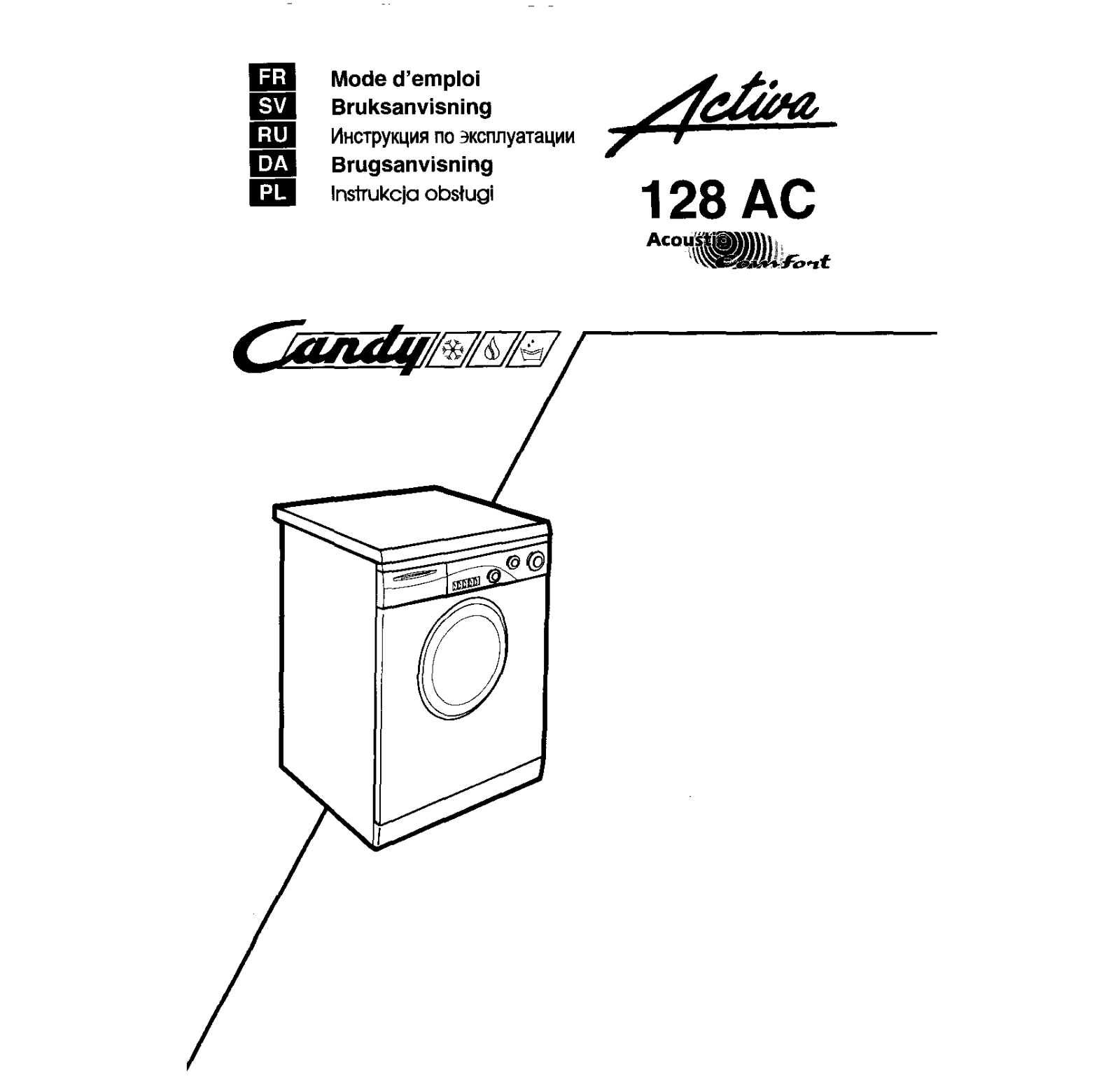 CANDY ACTIVA 128 User Manual