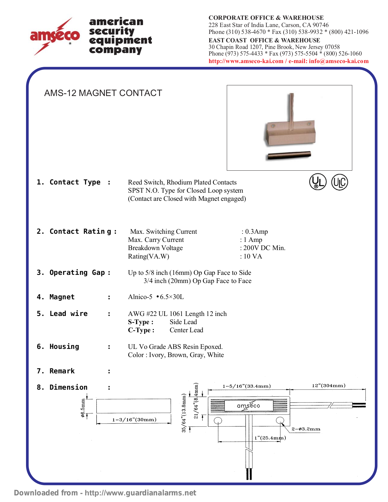 Amseco AMS-12 User Guide - ManualMachine.com