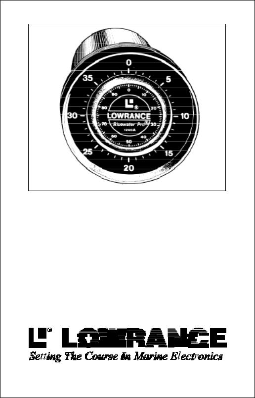 Lowrance 1240A User Manual