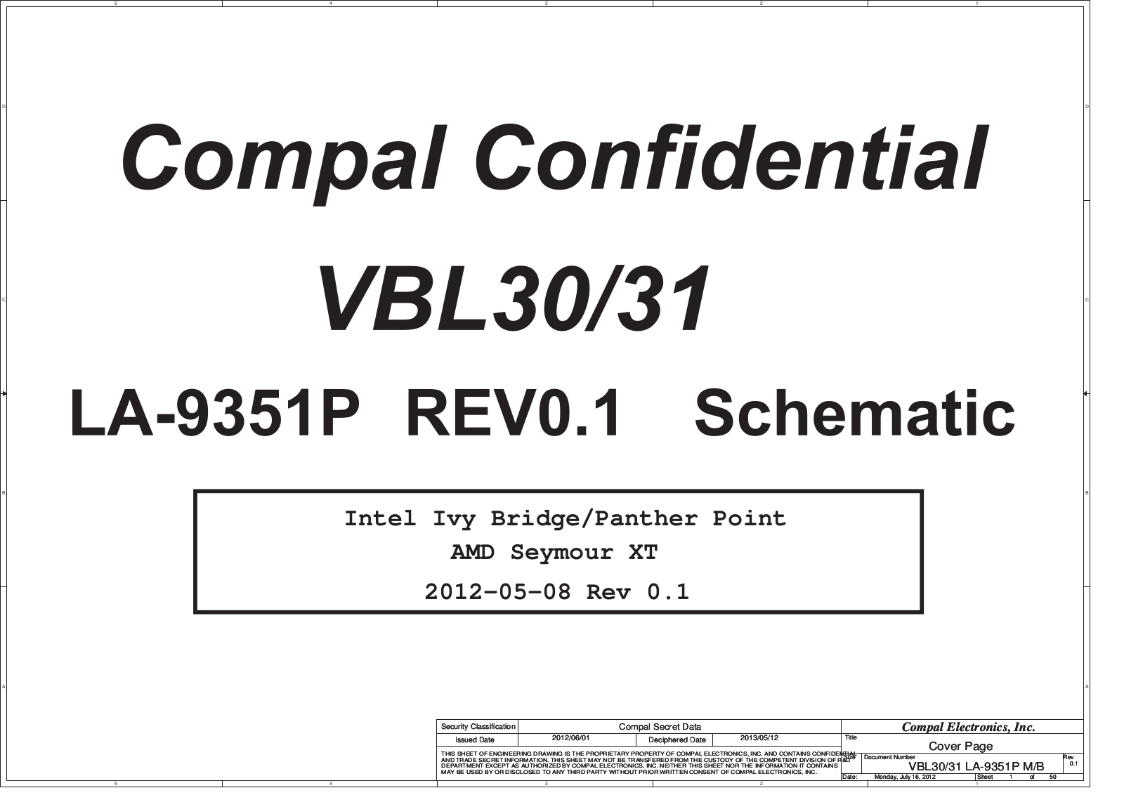 Compal LA-9351P VBL30, VBL30, VBL31, LA-9351P VBL31 Schematic