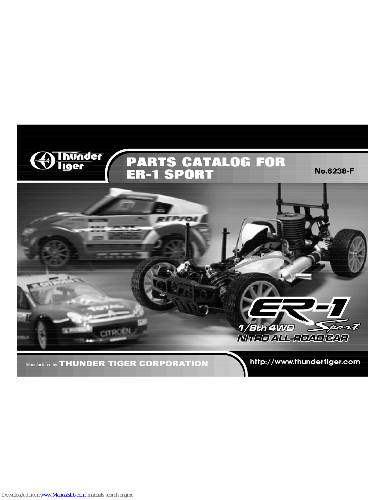 THUNDER TIGER ER-1 SPORT, 6238-F Parts Catalog