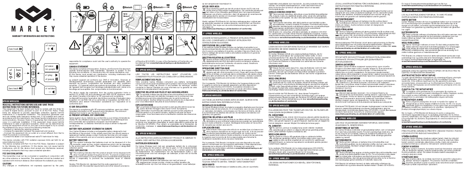 MARLEY UPLIFT SILVER User Manual