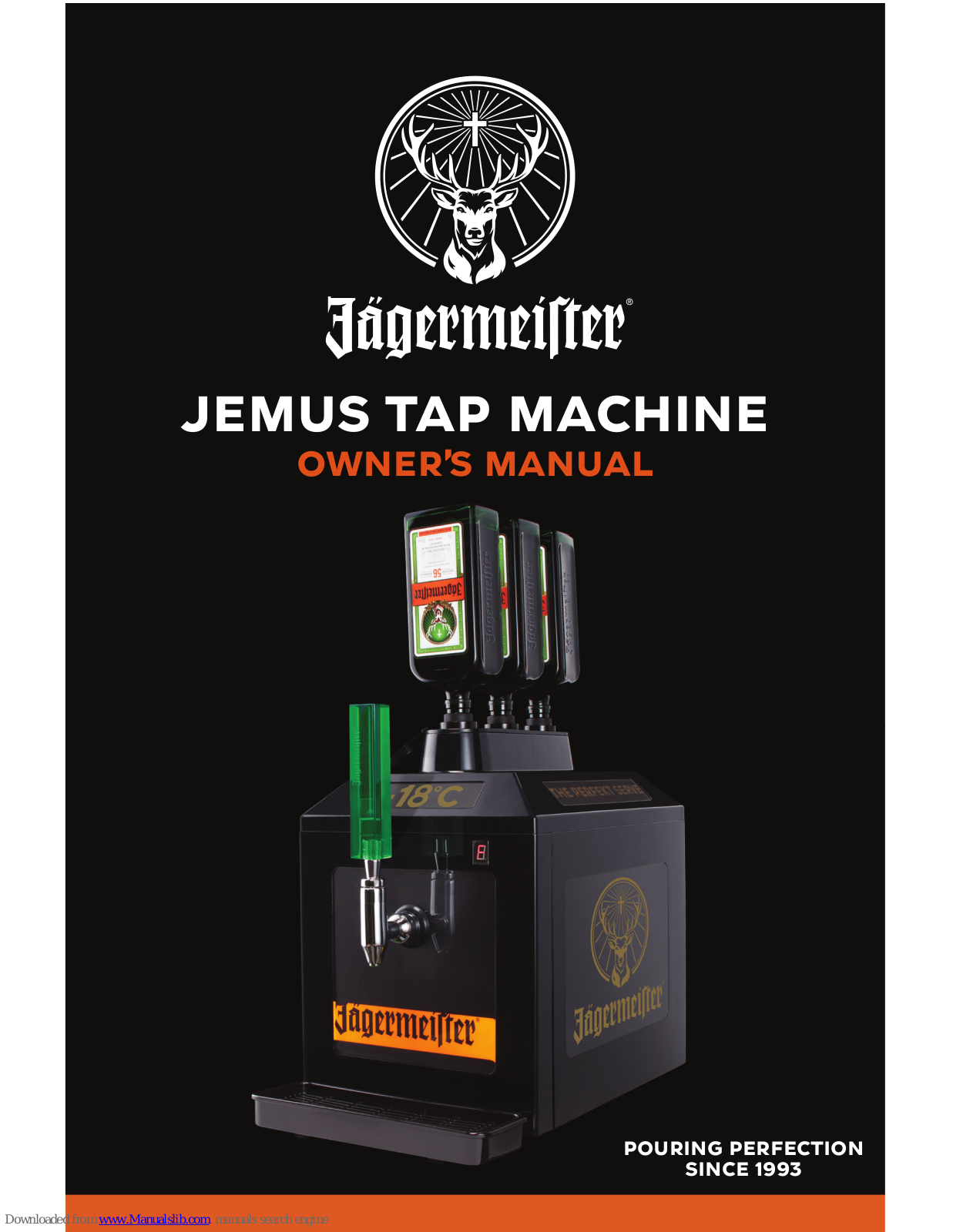 Jägermeister JEMUS TAP MACHINE Owner's Manual