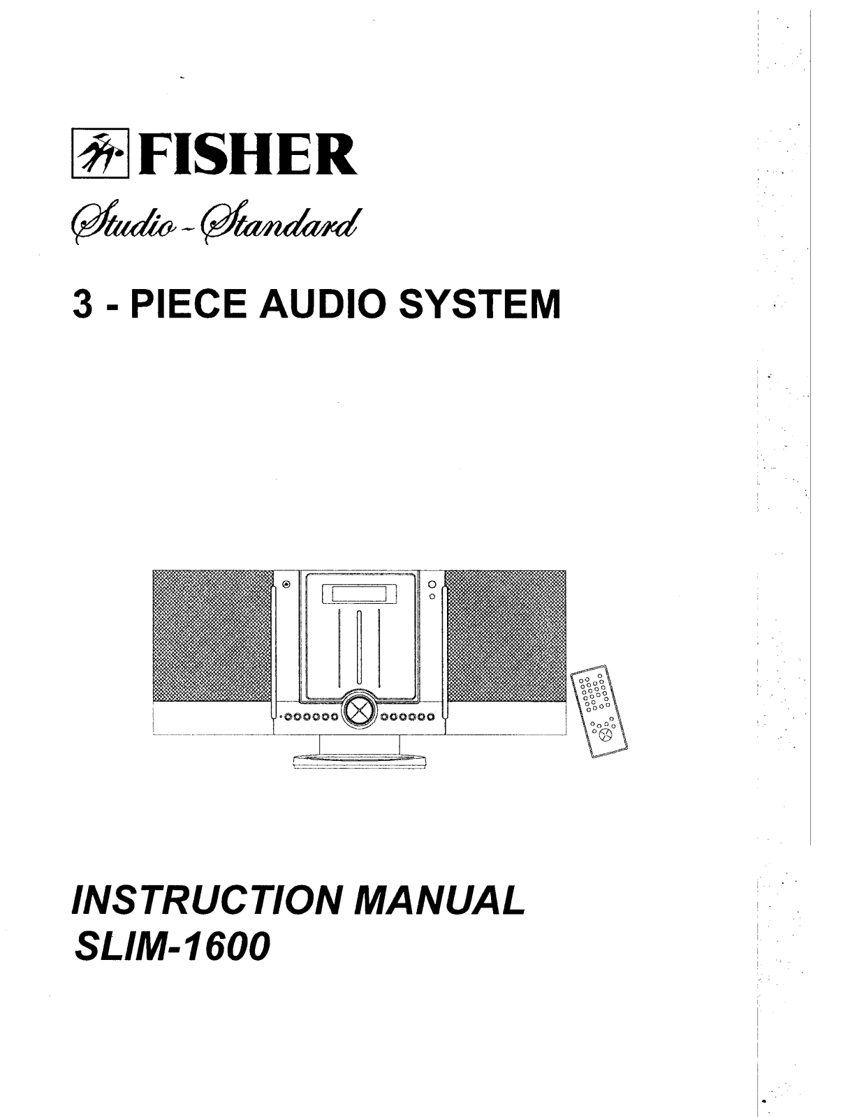 Sanyo SLIM-1600 User Manual