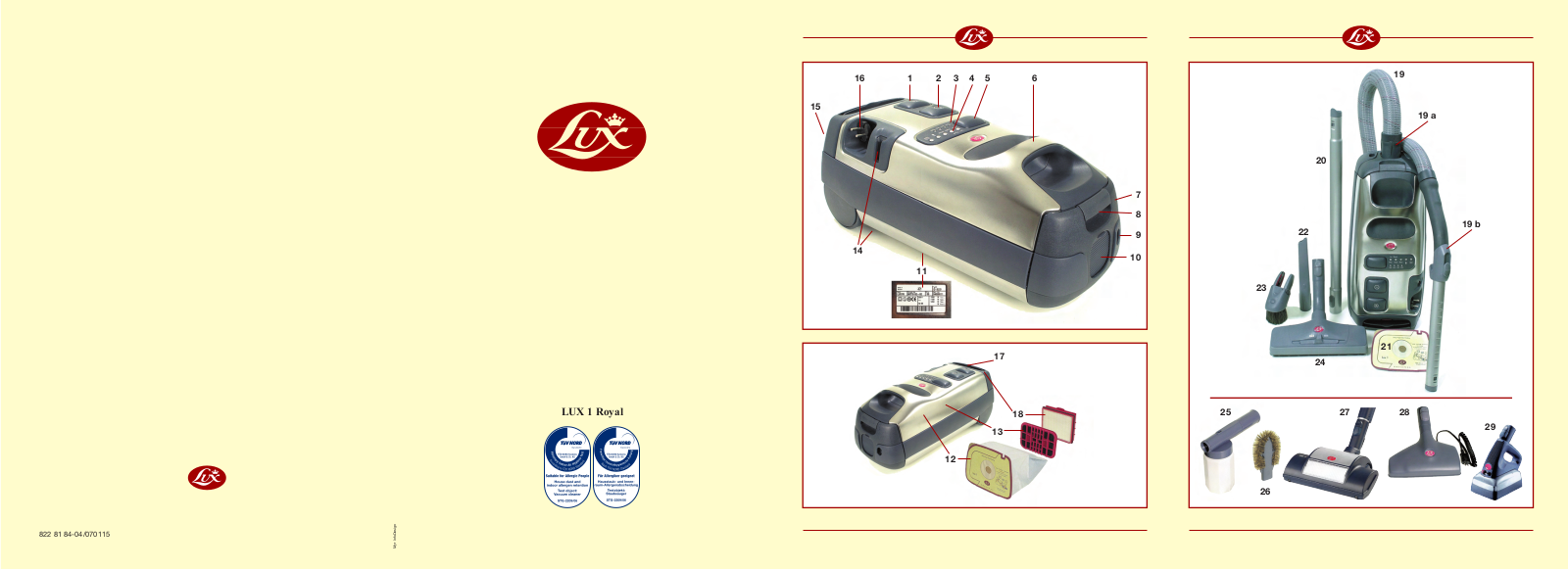 Lux LUX1SE User Manual