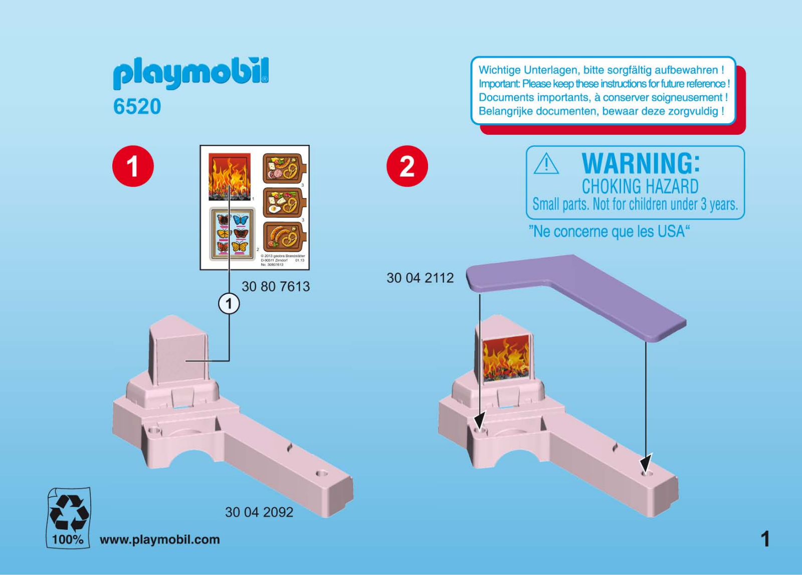 Playmobil 6520 Instructions