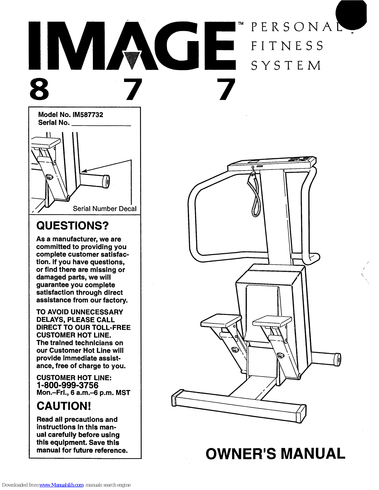 Image 877, IM587732 User Manual