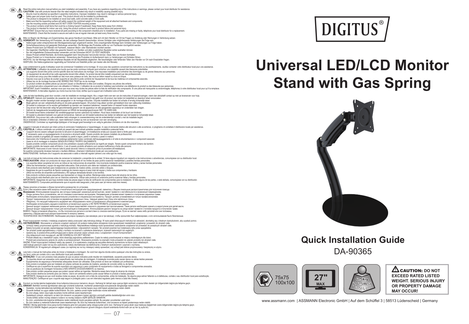 Digitus DA-90365 User manual - ManualMachine.com
