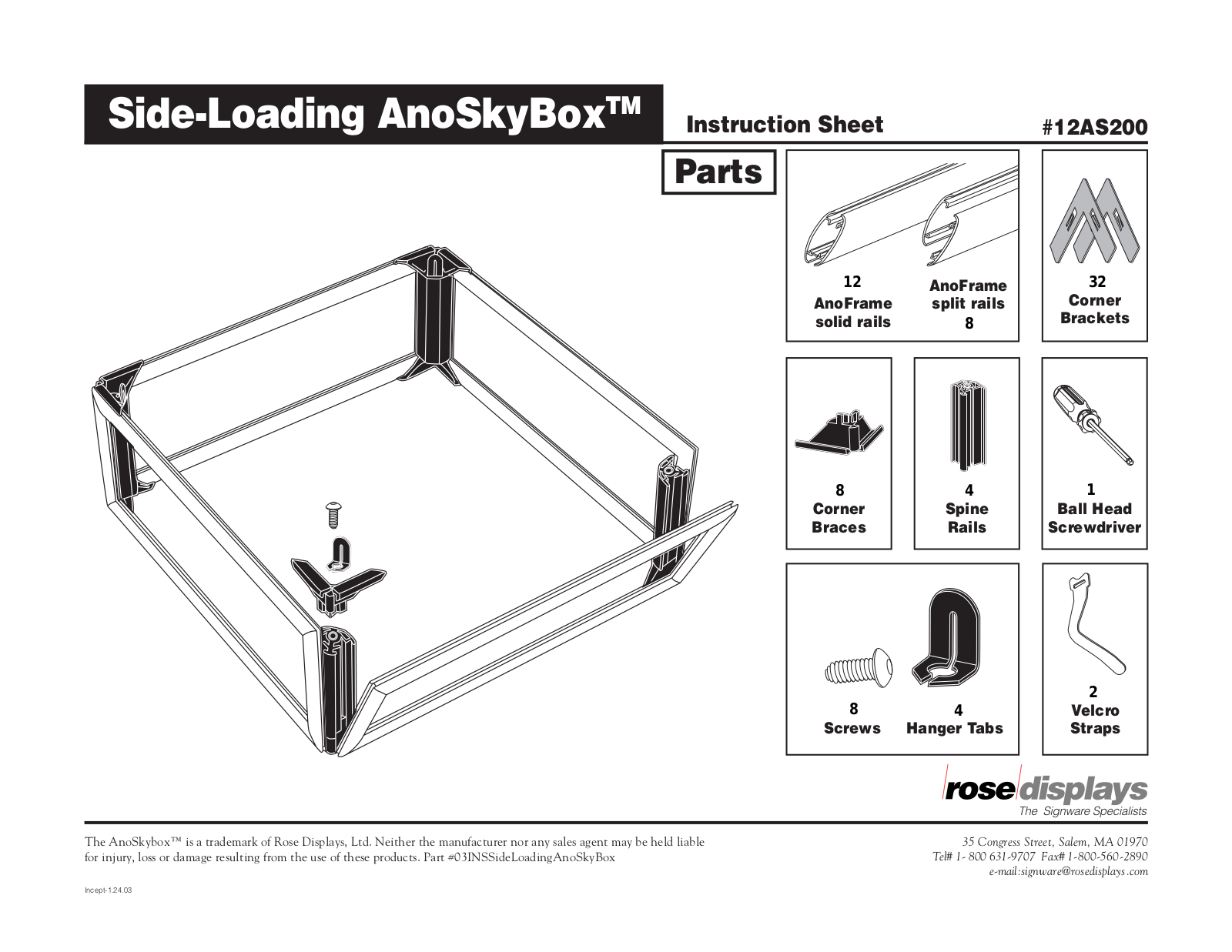 Rose displays COVER User Manual