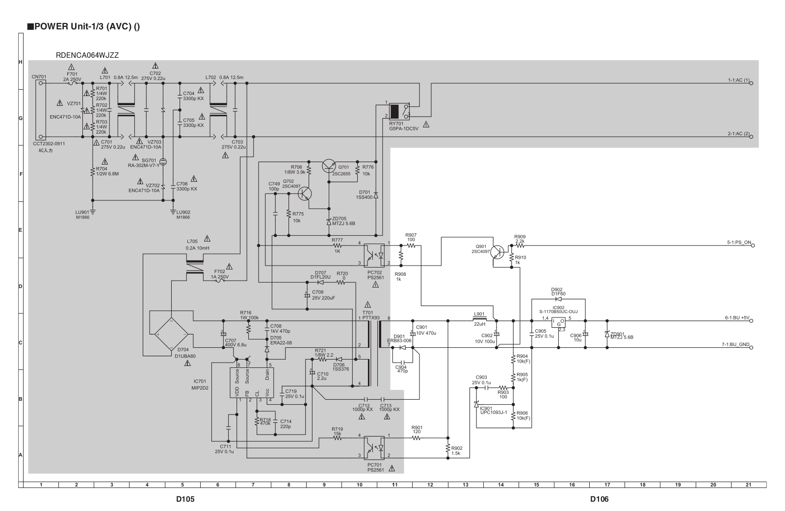 SHARP RDENCA064WJZZ schematic