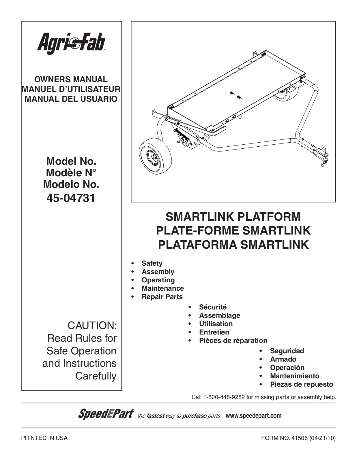 Agri-Fab 45-04731 User Manual