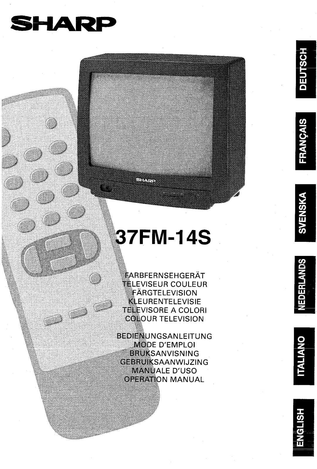 Sharp 37FM-14S Operation Manual