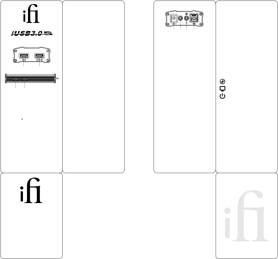 Ifi Micro IUSB3.0 User Manual