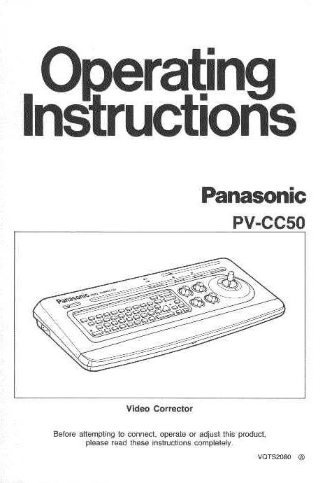 Panasonic PV-CC50 User Manual