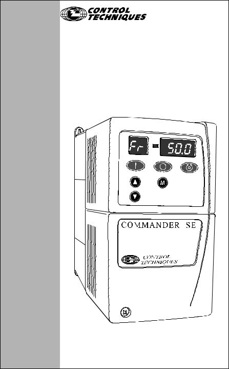 Controltechniques Commander SE User Manual