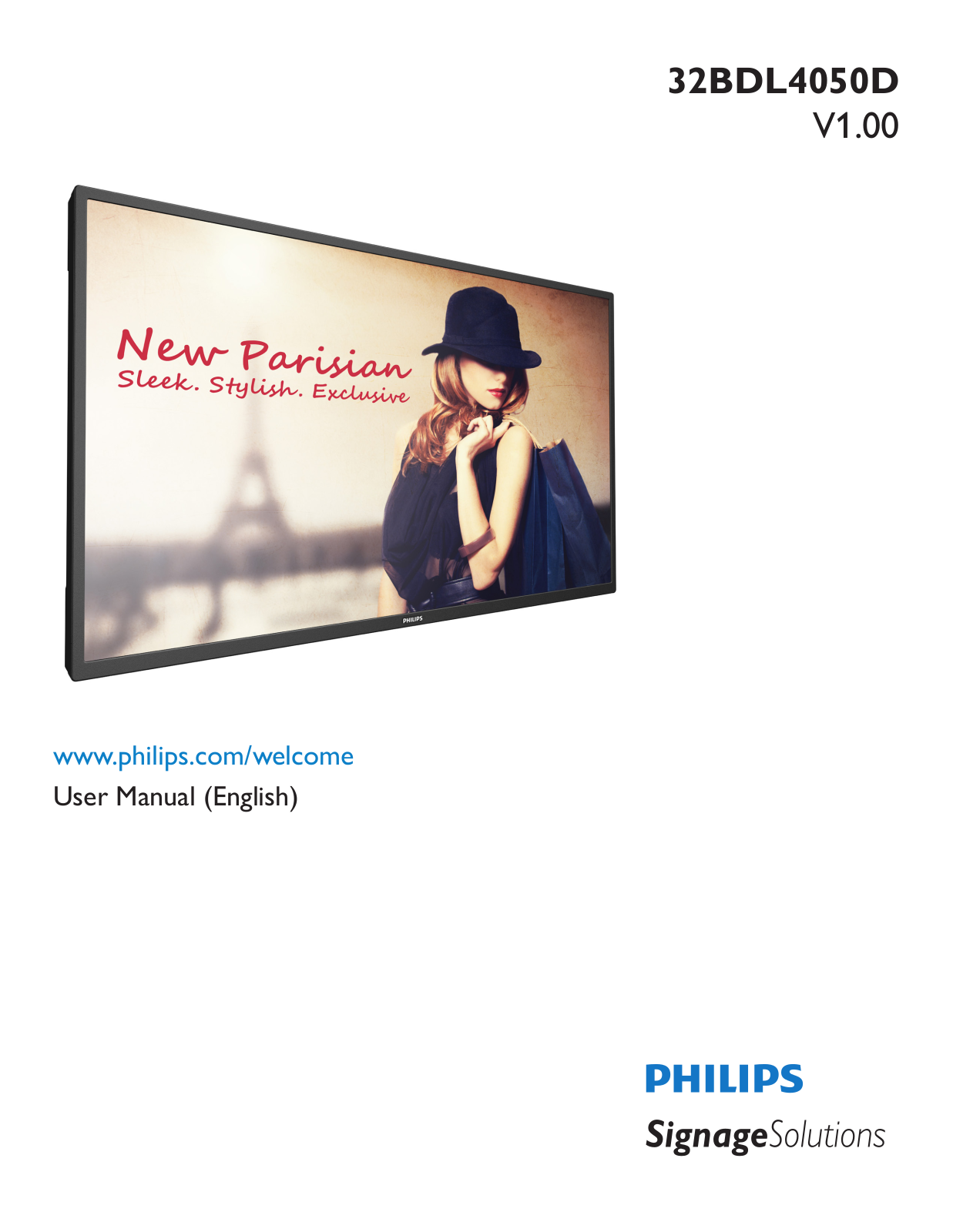 Philips 32BDL4050D User Manual