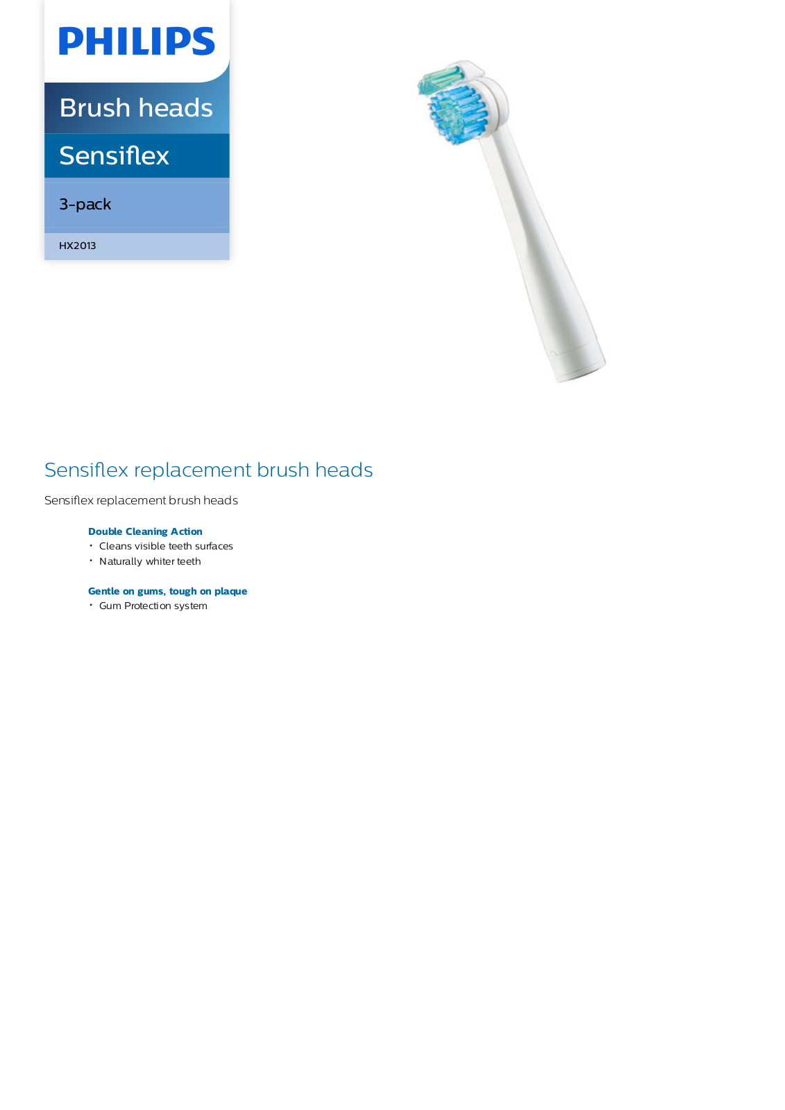 Philips HX2013/30 leaflet - ManualMachine.com