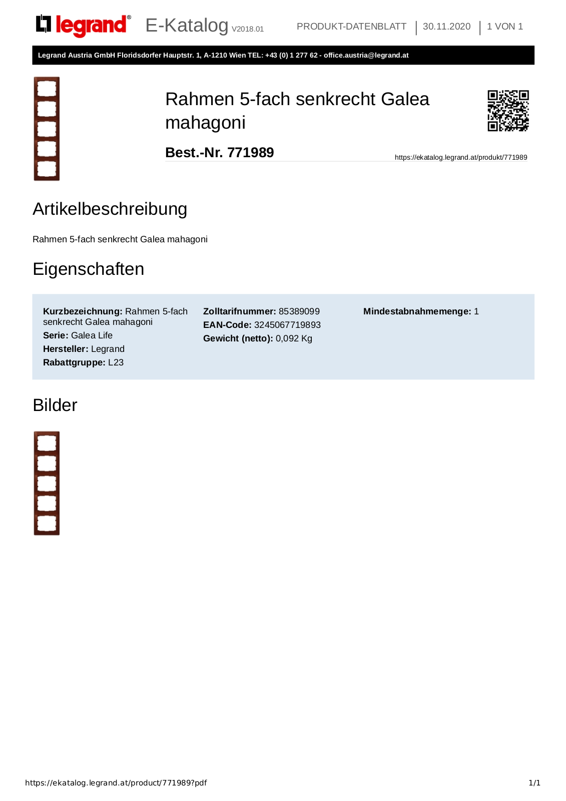 Legrand 771989 User Manual